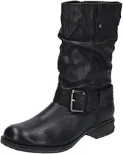 [Josef Seibel] Women's Chukka Boots Loafer, Black, 7