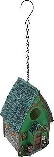 LIGHTAOTAO Heavy Duty Resin Bird House for Outdoor Use Durable Hanging Bird Nest for Garden Provides Shelter for Trees Balconies and Patios
