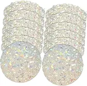 MUSISALY 100pcs Flatback Rhinestones Resin Crystal Embellishments for DIY Crafts Safe Durable Decoration for Clothing Shoes Bags Phone Cases and More