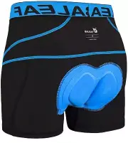 Men’s Cycling Bike Shorts padded Baselayer Black Large 3d Cushion Stretch Logo