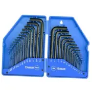 31-Piece Premium Hex Key Allen Wrench Set with Storage Case, SAE and Metric