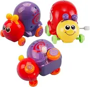 KOMBIUDA Snail Shaped Wind-up Toys Set Boys and Girls Fun Toy Educational Plaything for Boys/Girls Random Color
