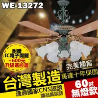 在飛比找蝦皮購物優惠-附發票 台灣製造 60吋 藝術吊扇 13272 銅綠 無燈款