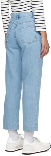 New Sailor stitch detail denim pants 24,28,32 Light Blue
