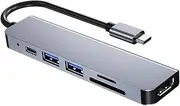 FELTECHELECTR Type-c Docking Station in USB Hub Laptop Tablet USB Adapter High-Speed Data Transfer