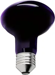 Leefasy Heat Lamp Bulb, 220-240V Simulated Moonlight Purple Lamp for Amphibian, Reptile, Lizard, Snake, 100W
