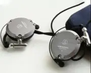 Audio-Technica ATH-EM7X Adjustable Aluminum Clip-On Headphone heavy bass Earhook
