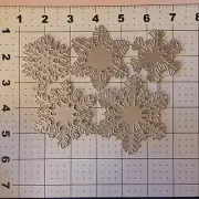 Universal metal die cut tool Christmas Winter Snowflake Ornament Snow Ski Tree