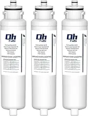 OHFULLS DW2042FR-09 Refrigerator Water Filter Replacement, Compatible with Aqua Crystal DW2042FR-09/3019986700, Electrolux Westinghouse Smeg Daewoo Hisense Fridges, 3-Pack