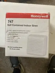 Honeywell Self Contained Indoor Siren 747 NEW / FREE SHIPPING!!