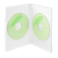 在飛比找Yahoo奇摩購物中心優惠-DigiStone 雙片DVD超優精裝軟盒白色透明 20PC