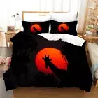 African Sunset Giraffe Duver /doona Cover Double Comfort Queen Bedding Set
