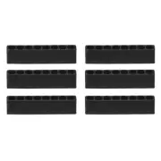 6pcs Screwdriver Bit Holder Organizer 8 Holes Drill Plastic Storage Case