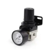 SNS Air Compressor Pressure Regulator With Bracket and Gauge Female Thread 1/...