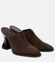 [Bottega Veneta] Bottega Veneta Cha-Cha suede mules AU 10 brown