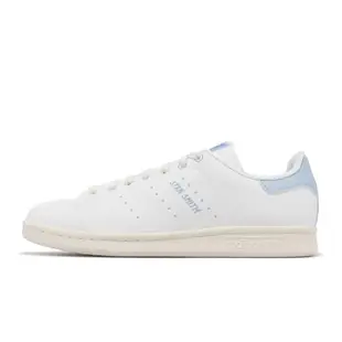 adidas 休閒鞋 Stan Smith W 女鞋 白 藍 皮革 三葉草 愛迪達 IE9646