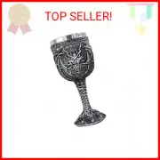 alikiki Medieval Roaring Dragon Wine Goblet - 7oz Dungeons and Dragons Goblet Fa