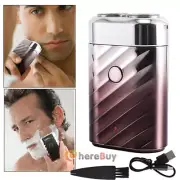 Mini Electric Shaver Best for Men Beard Trimmer Shaver Portable Dual-Head NEW