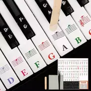 Piano Keyboard Removable Stickers for 88/76/61/54/49/37 Key for Beginners,