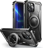 Dexnor for iPhone 13 Pro Max Case Compatible for MagSafe[Built in Screen Protector and Kickstand]，Heavy Duty Military Grade Protection Shockproof Protective Cover for iPhone 13 Pro Max - Black