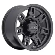Mickey Thompson 250396 SideBiter II Bolt-On Closed Center Cap-Flat Black