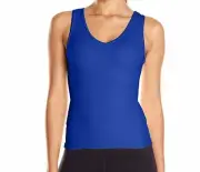 Capezio Women's Team Basics Cutout Back Tank Nylon/Spandex Royal Blue Size S-XL