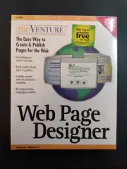 VTG Pro Venture Web Page Designer For Windows 95 Unopened Package