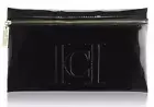CAROLINA HERRERA Good Girl patent black toiletry pouch makeup case cosmetic bag
