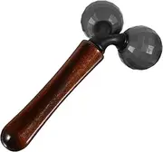FRCOLOR Handheld V Shape Face Body Massager Roller for Instant Muscle Relaxation Portable Dual Function Tool for Neck and Shoulder Alleviation Versatile Manual Massager for Home Use