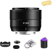 TTARTISAN AF 35mm f1.8 II APS-C Frame Stepper Motor Lens for Fuji X Mount Cameras for Fujifilm XS10 X-E4 X-T10 X-T20 X-T3 X-T4 X-T100 X-T200 X-T30 X-Pro1 X-Pro2 X-Pro3 X-E1-Black