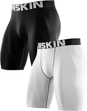 [DRSKIN] 3, 2 or 1 Pack Men's Compression Shirt Short Sleeve Top Baselayer Sports T-Shirt Athletic Running Active Workout
