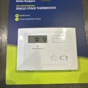 White Rodgers NP110 Non-Programmable Single Stage Thermostat