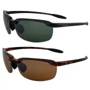 Islander Eyes Nevis Sunglasses 2Pairs Black w/Green Lens & Tortoise w/Brown Lens