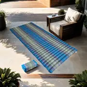 Roll Up Foldable Mattress + Pillow Set Natrual Kapkok Filled Camping Bed