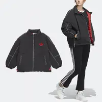 在飛比找PChome24h購物優惠-adidas 愛迪達 外套 Miffy PF 女款 黑 紅 