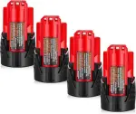 3.5AH For Milwaukee 12V M12 Li-ion Cordless Battery M12B 48-11-2440 2401 M12-18C