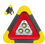 Warning Triangles for Vehicles | Energy Saving Energy Based Solar Road Triangles 2 in 1 Lighsolar Powered Work Light Portable Safety LED Work Light