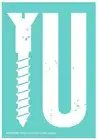 NEW “SCREW U” Chalk Couture Chalk Transfer Stencil Size A 4.5”x6.5” Screw You