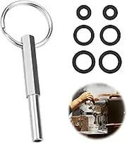 Pack of 7 Fully Automatic Coffee Machines, Oval Head Keys with Key Ring, Compatible with Jura/Krups Siziliana/AEG Fully Automatic Coffee Machines, Repair Tool for Coffee Machine Maintenance