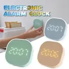 Square Alarm Clock Luminous Mute LED Multifunctional Digital Clock Light