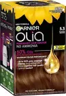 , Permanent Hair Colour, Ammonia Free and Nourishing, Olia, 5.3 Golden Brown