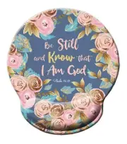 Bible Quote Mouse pad, Be Still and Know That I am God - Psalm 46:10 Mousepad, W