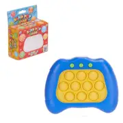 BLUE RAPID POP GAME POPPER LIGHT UP SENSORY GAME BUTTON FIDGET AUTISM 4 MODES