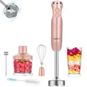 Keylitos 5-in-1 Immersion Hand Blender, Powerful 12-Speed Stick Blender with ...
