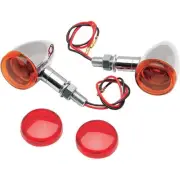 DS Mini Deuce Stud Marker Lights Chrome Amber/Red