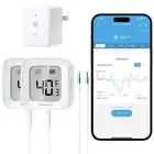 Dual Pack WiFi Thermometer with LCD Display & Smart App Control for Food Safety