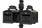 Locking Double Mailbox Premium Secure Cast Aluminum Mailbox Better Box Mailboxes