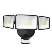 65W LED Security Lights Motion Sensor Light Outdoor, 6500LM, 6500K, IP65 Black