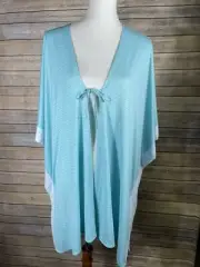Prana Small NWT RARE Gran Paradiso Kimono Dark Beach Glass Stripe Cover up
