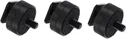 Hoement Hot Shoe Mount Adapter Set for Camera Tripod 2-Layer 1/4 Inch Screw for Flash Stand Rig